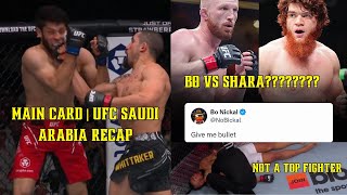 MAIN CARD  UFC SAUDI ARABIA RECAP Robert Whittaker VS Nassourdine Imavov Next [upl. by Mosnar273]