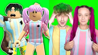 Recreating 5 Roblox Hairstyles In Real Life w Poke [upl. by Snilloc]