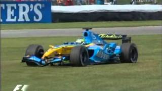 Indianapolis 2005 F1 FP2 Fisichella [upl. by Cowey]