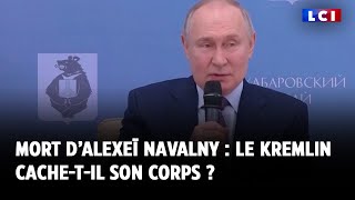 Mort d’Alexeï Navalny  le Kremlin cachetil son corps [upl. by Aicilra506]