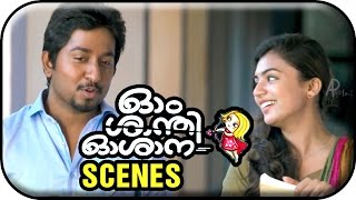 Om Shanti Oshana Movie Scenes HD  Nazriya Nazim befriends Vineeth Srinivasan  Nivin Pauly [upl. by Nellad45]