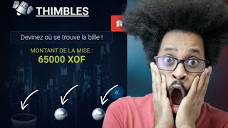 2 hack thimbles 1xbet sûr à 100 sur megapari pour gagner de largent chaque jour [upl. by Shaddock]