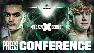 Jarvis vs Bdave Misfits x DAZN X Series 011 Press Conference Livestream [upl. by Naillig707]