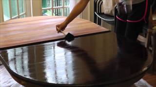 DIY How Refinish A Table table top  Part 2 [upl. by Cesaria]