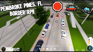 A border in Pembroke Pines  Pembroke Pines FL  ROBLOX [upl. by Alatea404]