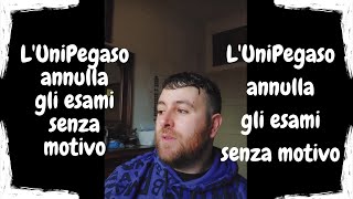 LUniPegaso annulla gli esami senza motivo pegaso linguisticauniversità esami [upl. by Joh]