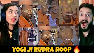 CM Yogi Adityanath Thug Life 😈 Yogi Adityanath Attitude Videos Reaction 🔥 [upl. by Lanoil387]