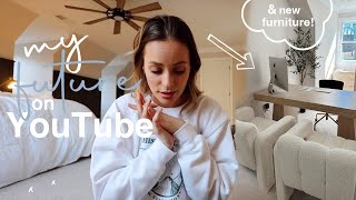 VLOG new office furniture CUTTING MY HAIR amp my future on YouTube [upl. by Elvie]