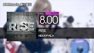 【DTXMania】RISE  NEMOPHILA【Drum】 [upl. by Dnaletak630]