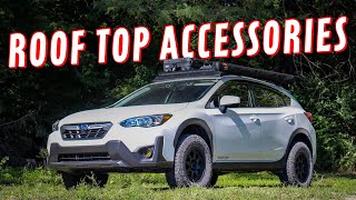 New OVERLANDING ACCESSORIES for our Prinsu Rack  Crosstrek Build EP 3 [upl. by Leslie574]