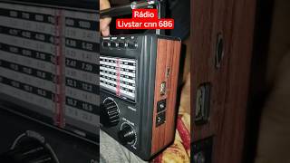 Rádio Livstar cnn 686 Bateria interna acdc usbsd AMFMSW Bluetooth Equalizador 4quot 10w [upl. by Nyer78]