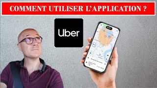 Application UBER  Comment ça fonctionne  VTC Débutant Bordeaux France [upl. by Ellinad]