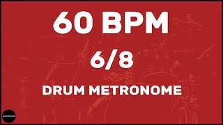 68  Drum Metronome Loop  60 BPM [upl. by Tisbe]