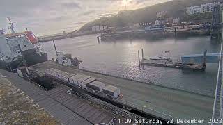 Isle of Man Douglas Outer Harbour TimeLapse  23122023 [upl. by Mercy781]