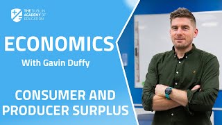 Leaving Cert Economics  Consumer amp Producer Surplus [upl. by Talyah933]