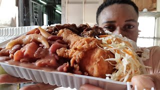 EXCLUSIVE living in a Streetside Restaurant in Kingston Jamaica for a day Pt 2 Street food [upl. by Onimod]