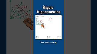 ÁNGULO TRIGONOMÉTRICO E5 matematica mate matematik math parati foryou educandopro [upl. by Amalee]