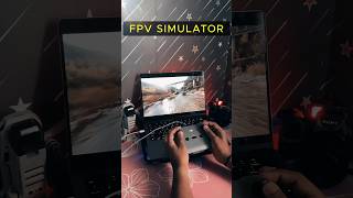 Practicing FPV in the simulator with my DJI mini 2 RC remote fpv mini2 [upl. by Dias914]