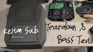 Panasonic Kelton quotSubwooferquot Speaker Review Teardown and Bass Test [upl. by Jereme]