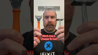 Safety Razor vs Cartridge Razor  Which One Is Cheaper shorts shaving [upl. by Thin]