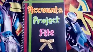 Class 11 accountancy project with gst [upl. by Hunter]