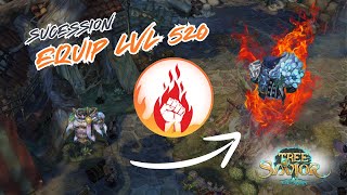 Tree Of Savior Patch lv 520 Sucessão de Equipes do Patch Novo [upl. by Loydie]