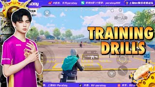 Paraboy Training Drills 🔥🔥 PUBG MOBILE Must watch [upl. by Nappie]