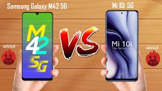 Samsung Galaxy M42 5G VS Mi 10i 5G 🔥 MidRange Killer 5Gs [upl. by Niltyak]