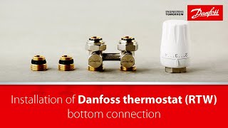 How to install a Danfoss thermostat RTW Sensor [upl. by Nayar]