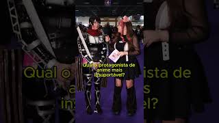 Qual protagonista de anime mais insuportável cosplayer cosplay anime otaku [upl. by Noirad]