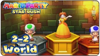 Mario Party Star Rush  Walkthrough Part 8 Toad Scramble Level 22 [upl. by Nojel]