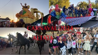 Carnaval de Altata 2024 🎡🐴🕺👏música recorridocabalgata y muchas cosas más [upl. by Urbano]