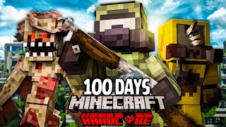 I Survived 100 Days in a ZOMBIE APOCALYPSE in Minecraft Hardcore [upl. by Thorpe837]