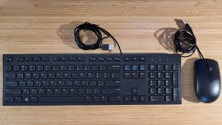 Dell Keyboard KB216 amp Dell Optical Mouse MS116 Unboxing [upl. by Erodeht]