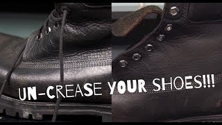 How to Uncrease your Shoes Jordans Nikes Adidas Timberlands etc [upl. by Ainnek9]