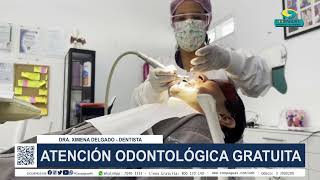 DRA XIMENA DELGADO  ATENCIÓN DENTAL GRATUITA coopaguasrl dentista responsabilidadsocial [upl. by Aidyl910]