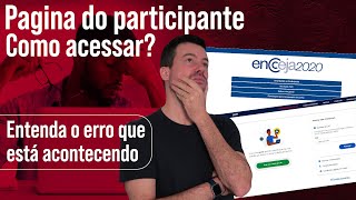 Página do Participante  Como Acessar  ENCCEJA [upl. by Adoh]