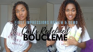 BOUCLEME Curls Redefined FIRST IMPRESSIONS REVIEW amp DEMO  Zarina Patricia [upl. by Gilemette761]