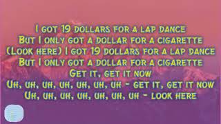 E 40 19 Dollar Lapdance Lyrics [upl. by Annaili]