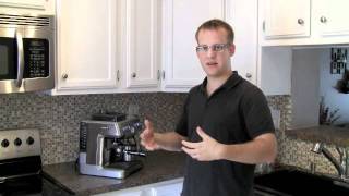 How to Grind Espresso Beans  Breville Barista Express BES860XL [upl. by Elane]