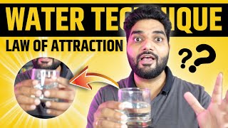 पानी से कुछ भी आकर्षित करे Water Technique Law of Attraction Hindi [upl. by Luann]