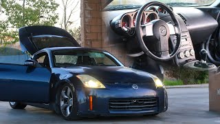 My NEW Nissan 350z quotHRquot Gets FULL Interior DETAIL SATISFYING [upl. by Oiluarb825]