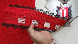 Wow most popular pattern Stylish Neck design neckline नया और यूनिक Neck Design Tutorial [upl. by Nhguahs395]