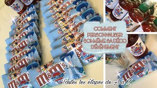 DIY ✨  PERSONNALISE TON ÉVÉNEMENT À L’INFINI   BOUTEILLES MampMS THÈME PAT PATROUILLE 🐾 [upl. by Portugal]