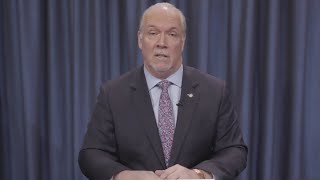 System is at risk BC Premier Horgan calls on Trudeau for more healthcare funding  COVID19 [upl. by Berkman636]