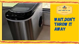 Portable ice maker not working watch this before throwing it away [upl. by Nylde457]