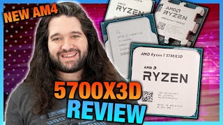 New AMD Ryzen 7 5700X3D CPU Review amp Benchmarks vs 5800X3D amp More [upl. by Oralle50]