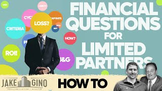 What Financial Questions Does a Limited Partner Need To Ask A General Partner [upl. by Harlene580]