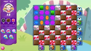 Candy Crush Saga LEVEL 2904 NO BOOSTERS new version🔄✅ [upl. by Dever662]