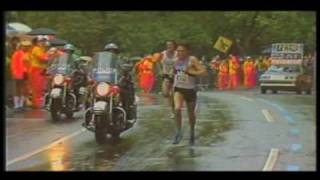 Rod Dixon 1983 NY Marathon Finish [upl. by Trocki]